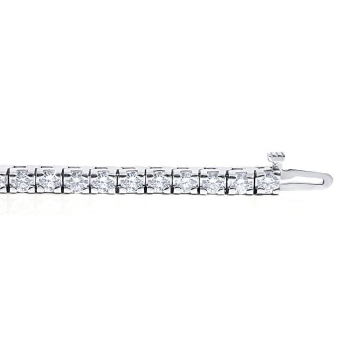 14K White Gold Diamond Tennis Bracelet