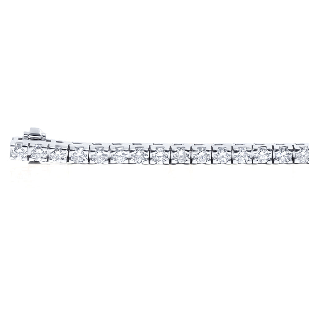 14K White Gold Diamond Tennis Bracelet