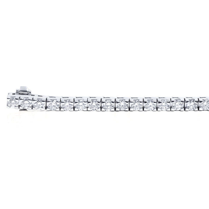 14K White Gold Diamond Tennis Bracelet