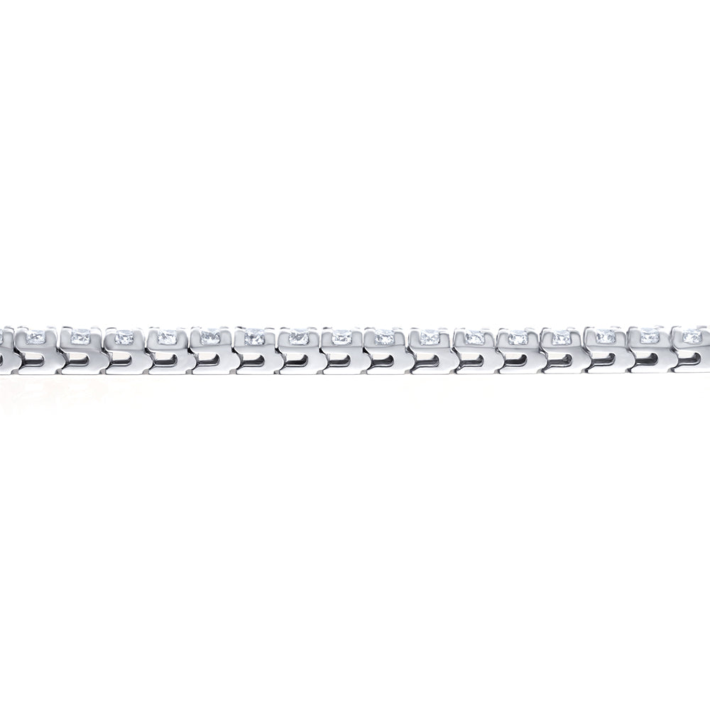 14K White Gold Diamond Tennis Bracelet