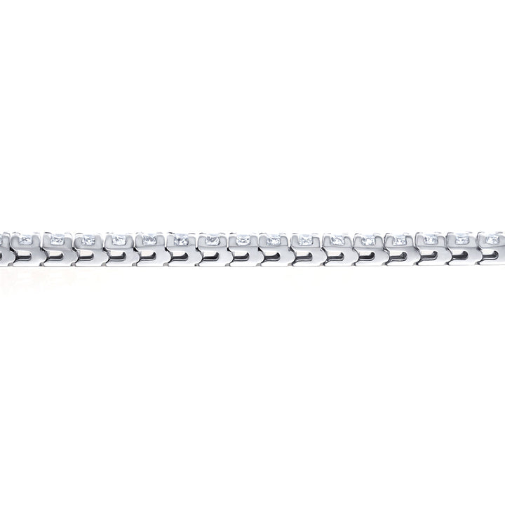 14K White Gold Diamond Tennis Bracelet