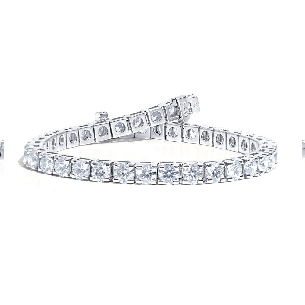 14K White Gold & Diamond Tennis Bracelet