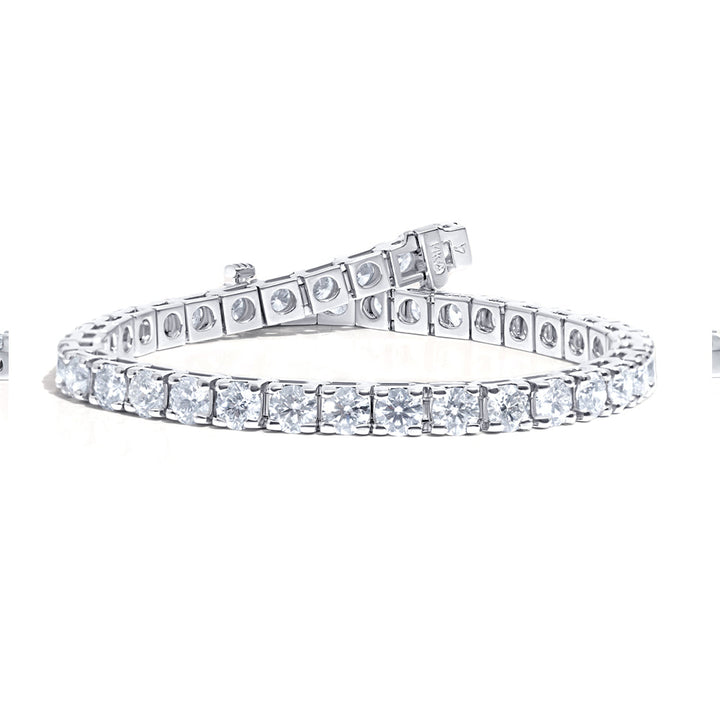 14K White Gold & Diamond Tennis Bracelet
