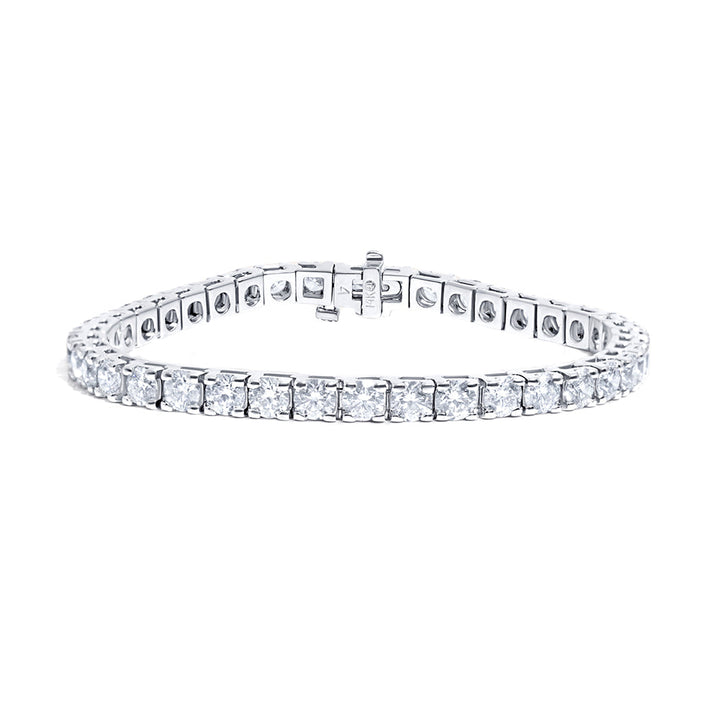 14K White Gold & Diamond Tennis Bracelet