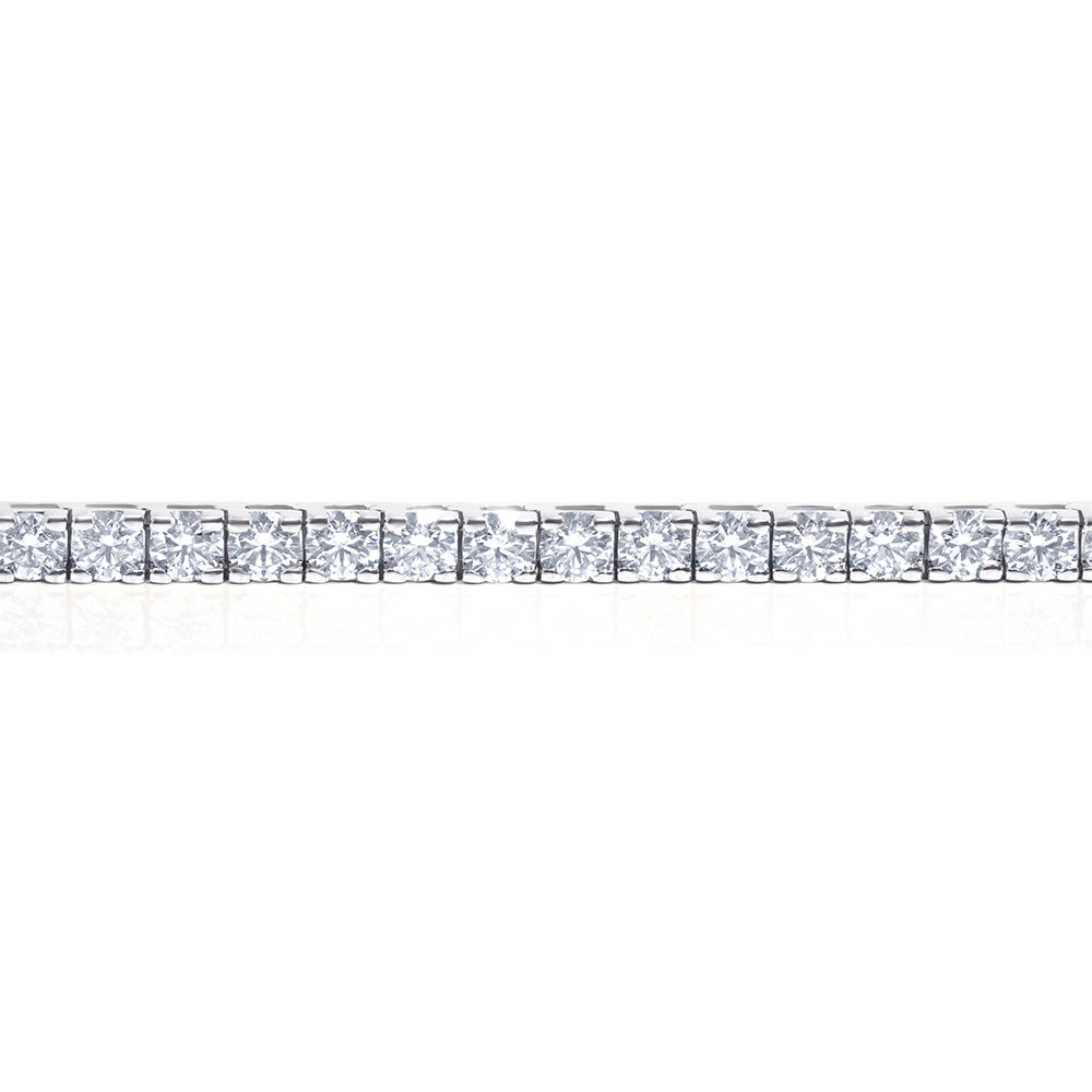 14K White Gold & Diamond Tennis Bracelet