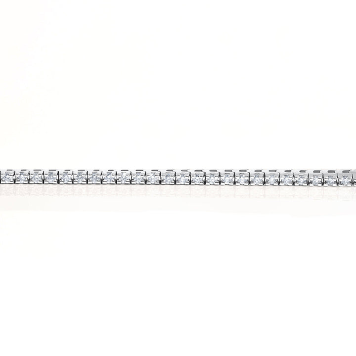 14K White Gold Diamond Tennis Bracelet