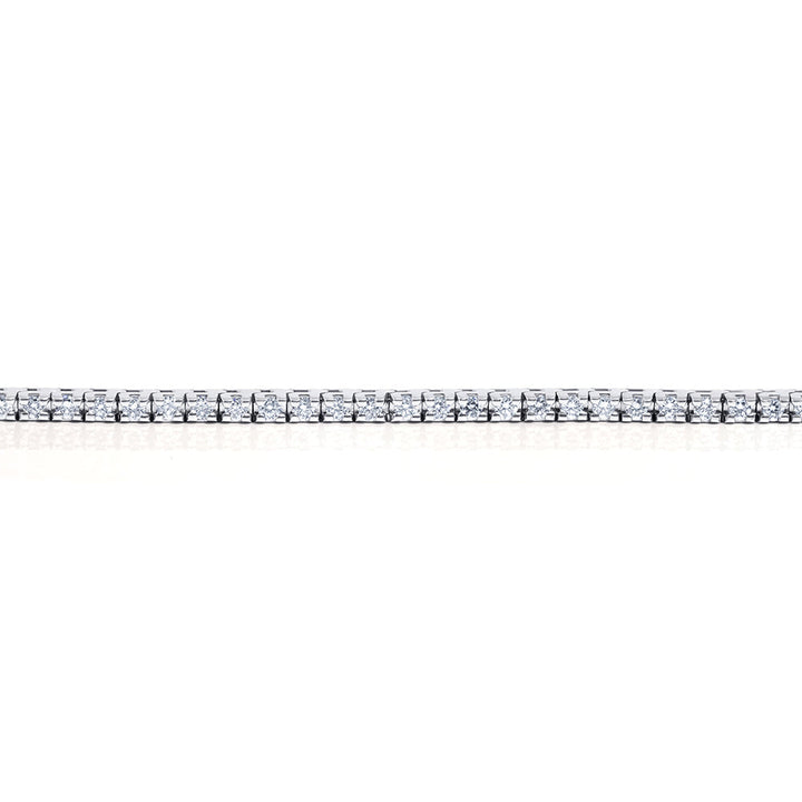 14K White Gold Diamond Tennis Bracelet
