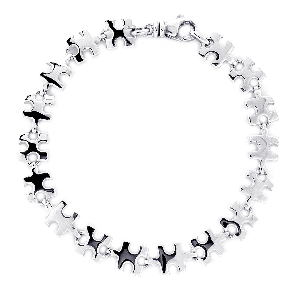 Autism Heart Charm Stretch Bracelet – The Awareness Store
