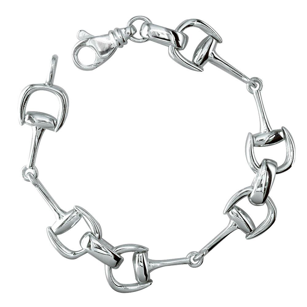 Snaffle Bit Bangle Bracelets - Equine Luxuries