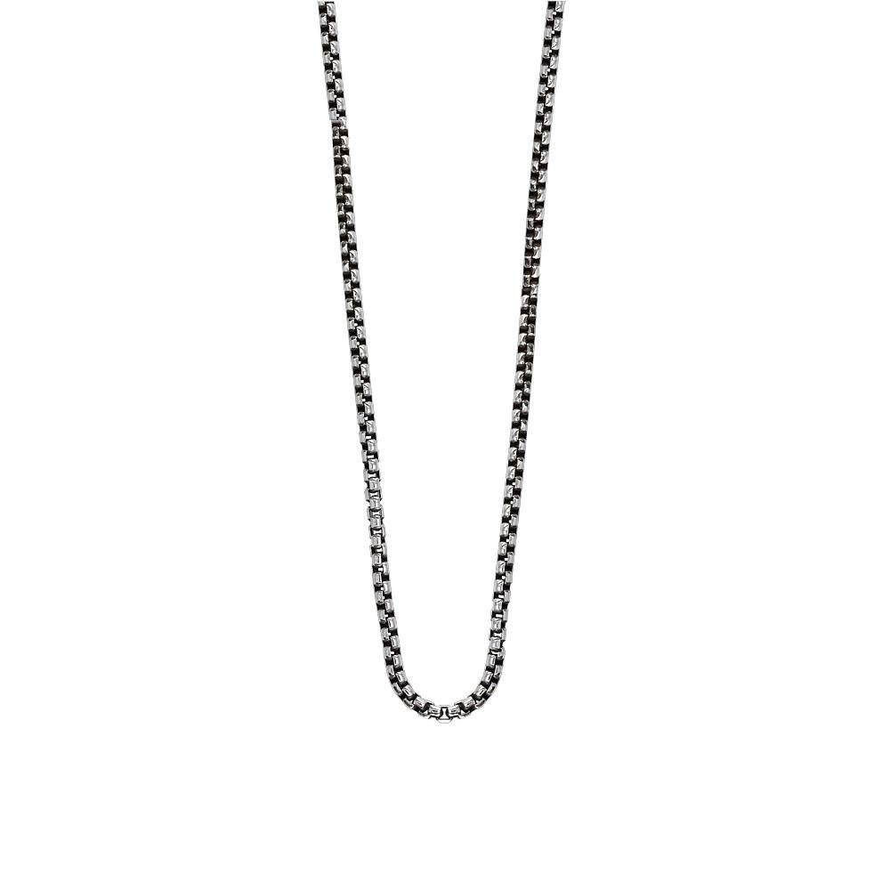 Sterling Silver Box Chain, 2mm Wide Approx., Available in 20, 22, and 24 Inches Long