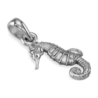 Mini Seahorse Charm in Sterling Silver