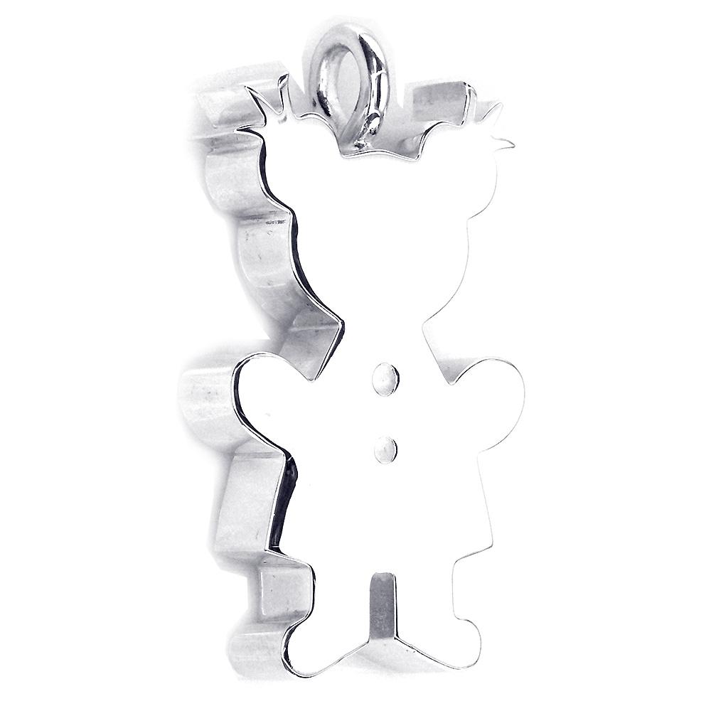 Couture Classic Kids Sziro Girl Charm for Mom, Grandma in Sterling Silver