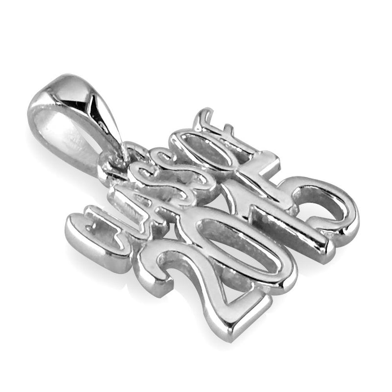 Small Class Of 2015 Graduation Charm in Sterling Silver