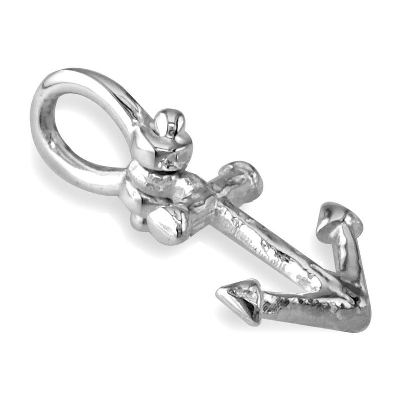 Small Anchor Charm in Sterling Silver