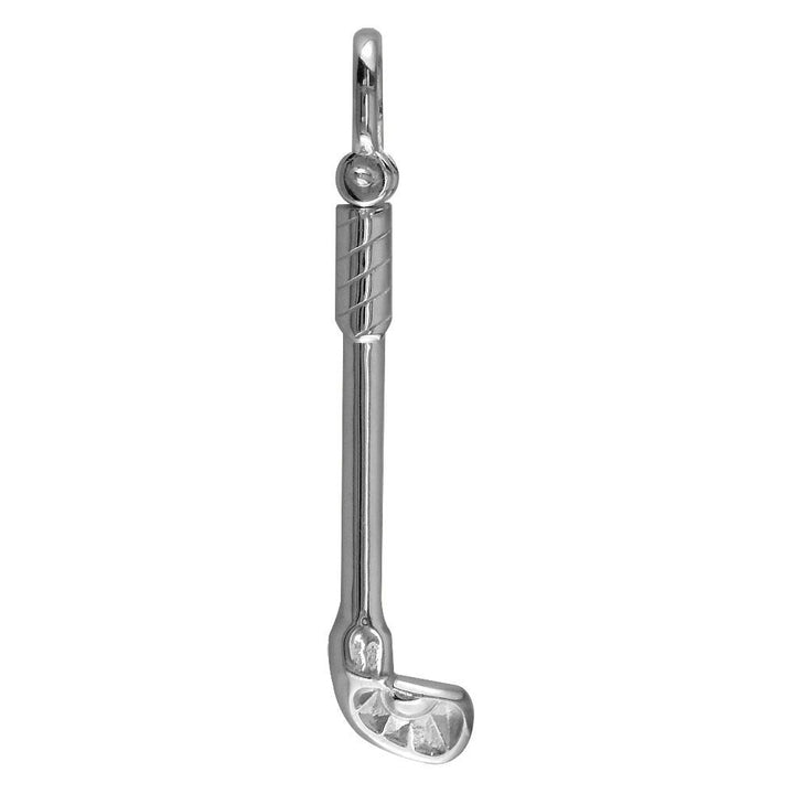 Extra Large Golf Club Charm in 14K White Gold