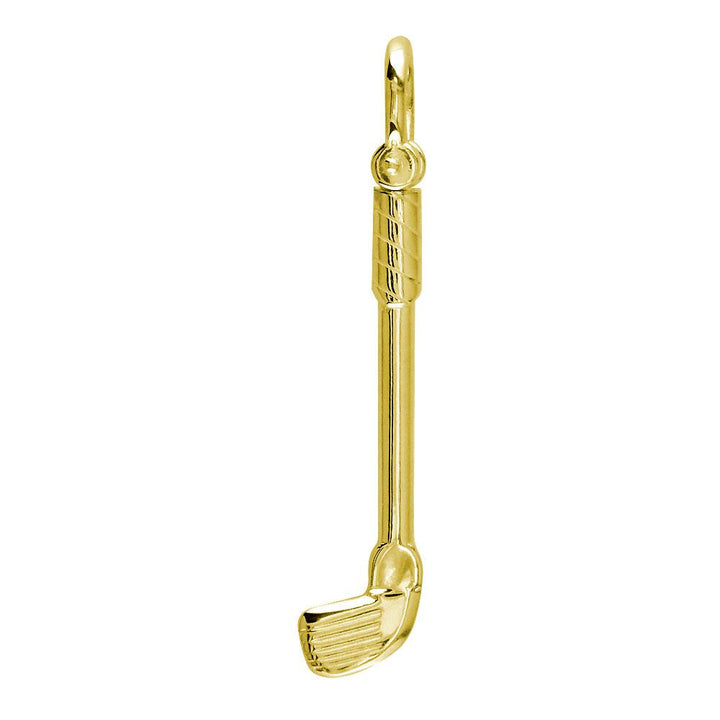 Extra Large Golf Club Charm in 14K Yellow Gold