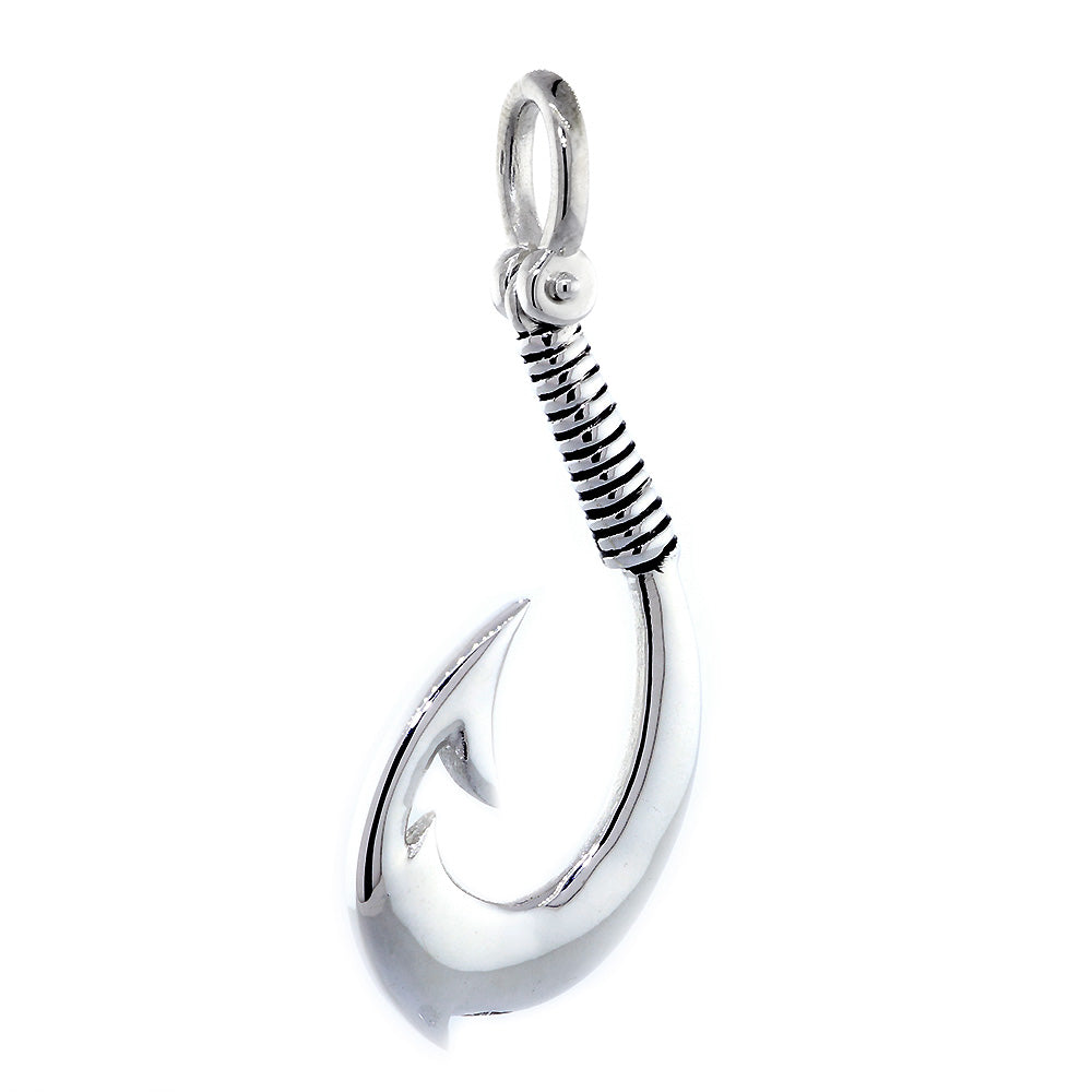 Men's maori FISH Hook Necklace Men's Gold Stainless Steel Maori
