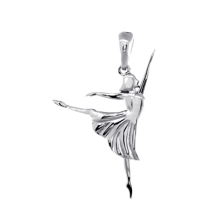 3D Dancer Charm in Sterling Silver