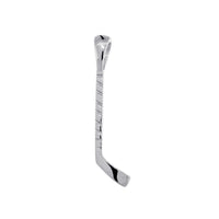 17mm Right Handed Ice Hockey Stick Charm in 14k White Gold
