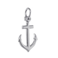 19mm Anchor Charm in Sterling Silver