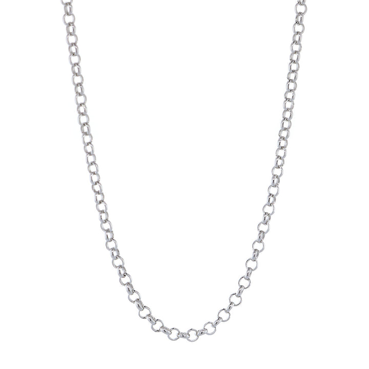 Rolo Chain, 1.8mm, 16, 18 Inches in Sterling Silver