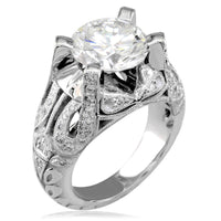 Ladies Vintage Style Diamond Ring LR-K0078