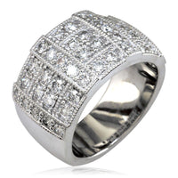 Wide Diamond Band in 14K, 1.62CT