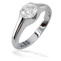 Round Diamond Solitaire Engagement Ring E/W-K0216