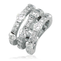 3 Row Diamond Ring LR-K0434