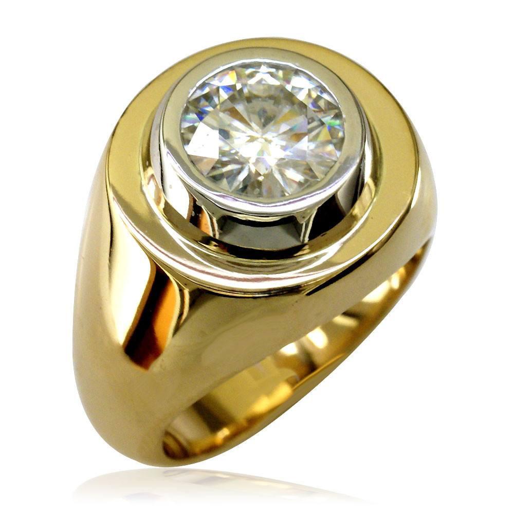 Mens Large Diamond Ring MR-K0766