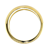 Ladies Large Wide Contemporary Ring #3, 12 mm Wide, 1.7 mm Thick in 14K Yellow Gold