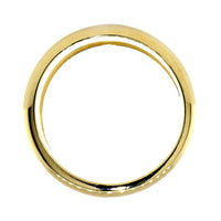 Ladies Large Wide Contemporary Ring #3, 12 mm Wide, 1.7 mm Thick in 14K Yellow Gold