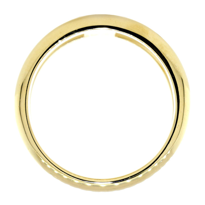 Ladies Large Wide Contemporary Ring #4, Up to 11.7 mm Wide, 1.7 mm Thick in 14K Yellow Gold