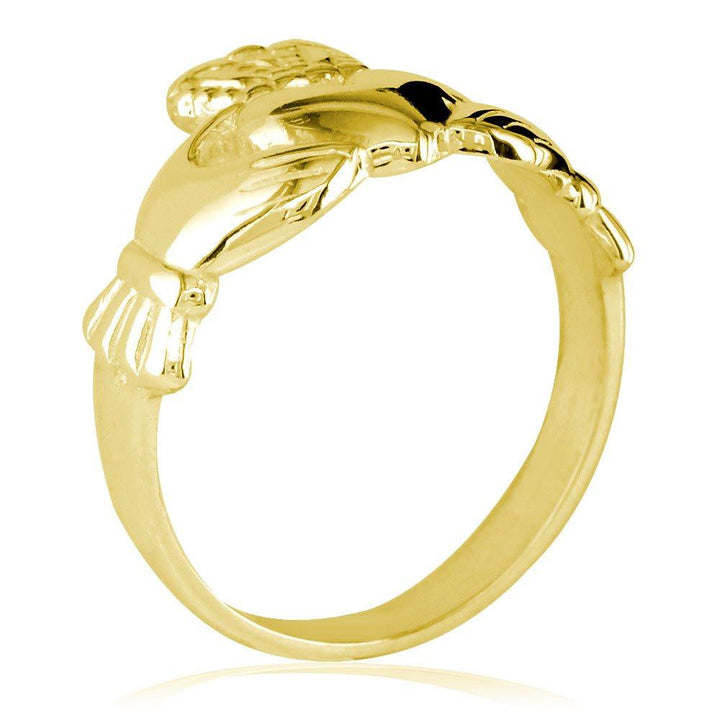 Claddagh Ring in 18k Yellow Gold