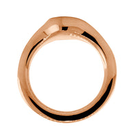 Yin Yang Ring, 8mm in 18k Pink, Rose Gold