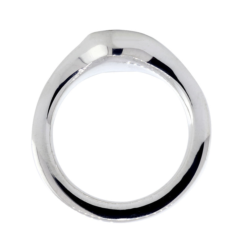Yin Yang Ring, 8mm in 18k White Gold