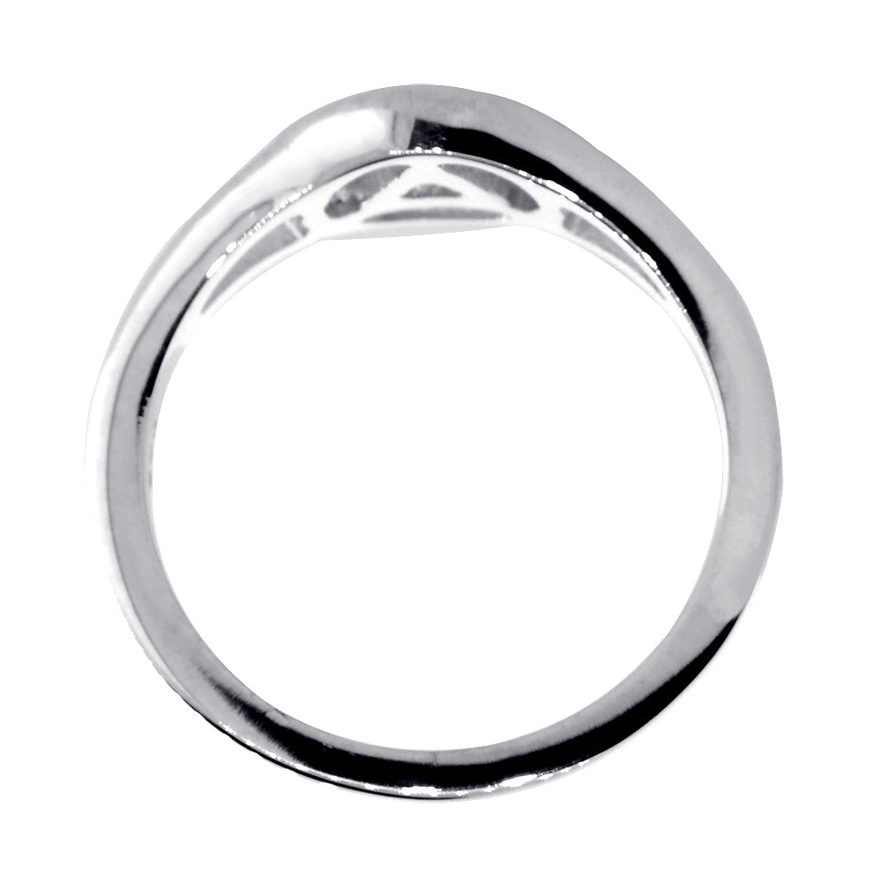 10mm Wide Alcoholics Anonymous AA Sobriety Ring in Sterling Silver