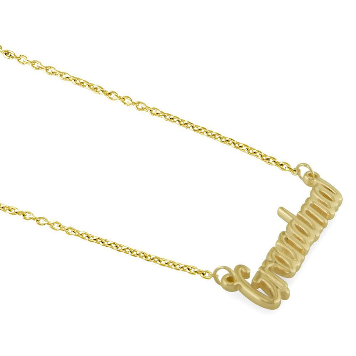 Grandma Necklace in 14K Yellow Gold, 19.5" Total Length