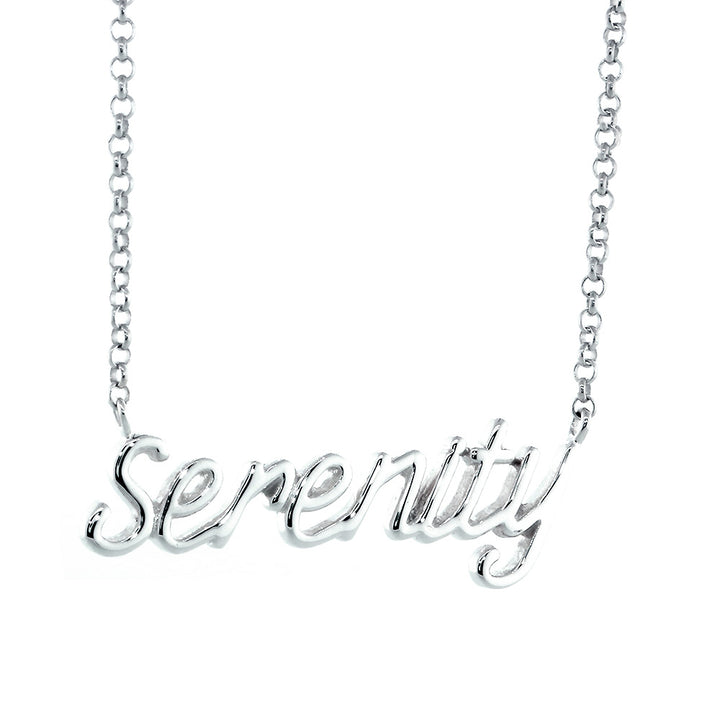 Serenity Necklace in Sterling Silver