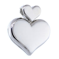 Large Diamond Heart Locket, 0.90CT in 18k White Gold