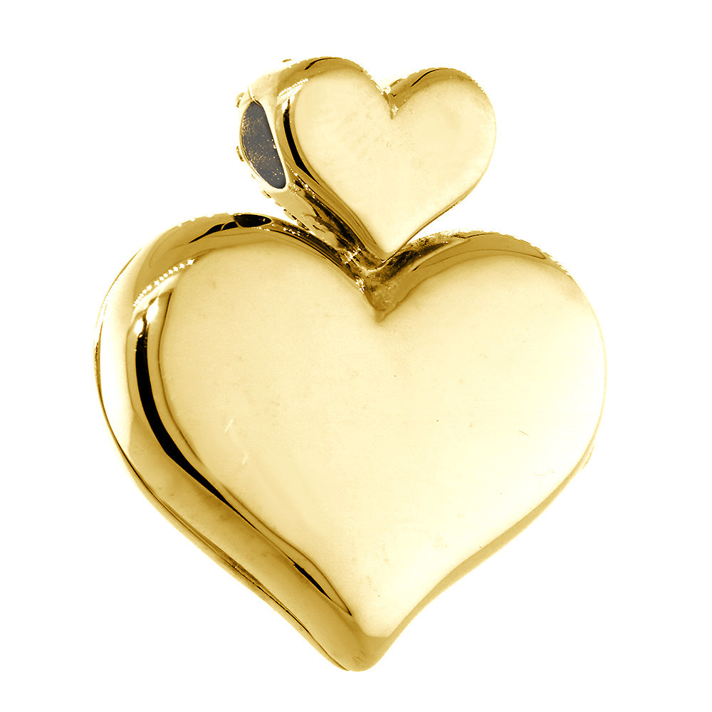 Large Diamond Heart Locket, 0.90CT in 14k Yellow Gold