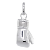 23mm Solid Left Handed Boxing Glove Pendant in 950 Platinum, No Refunds, Store Credit only