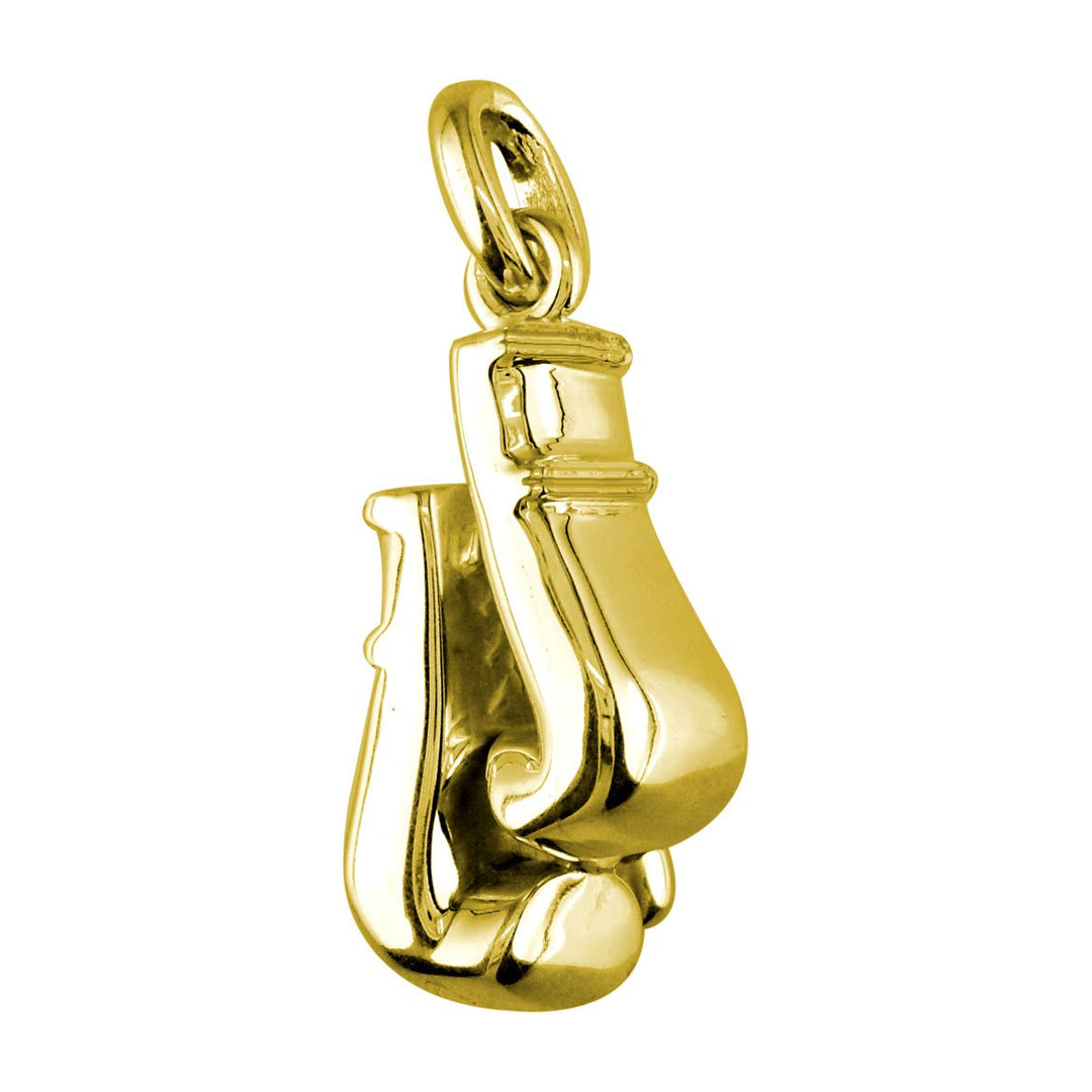 Large Boxing Gloves Charm, 1.25 Inches # 4899 in 18K yellow gold