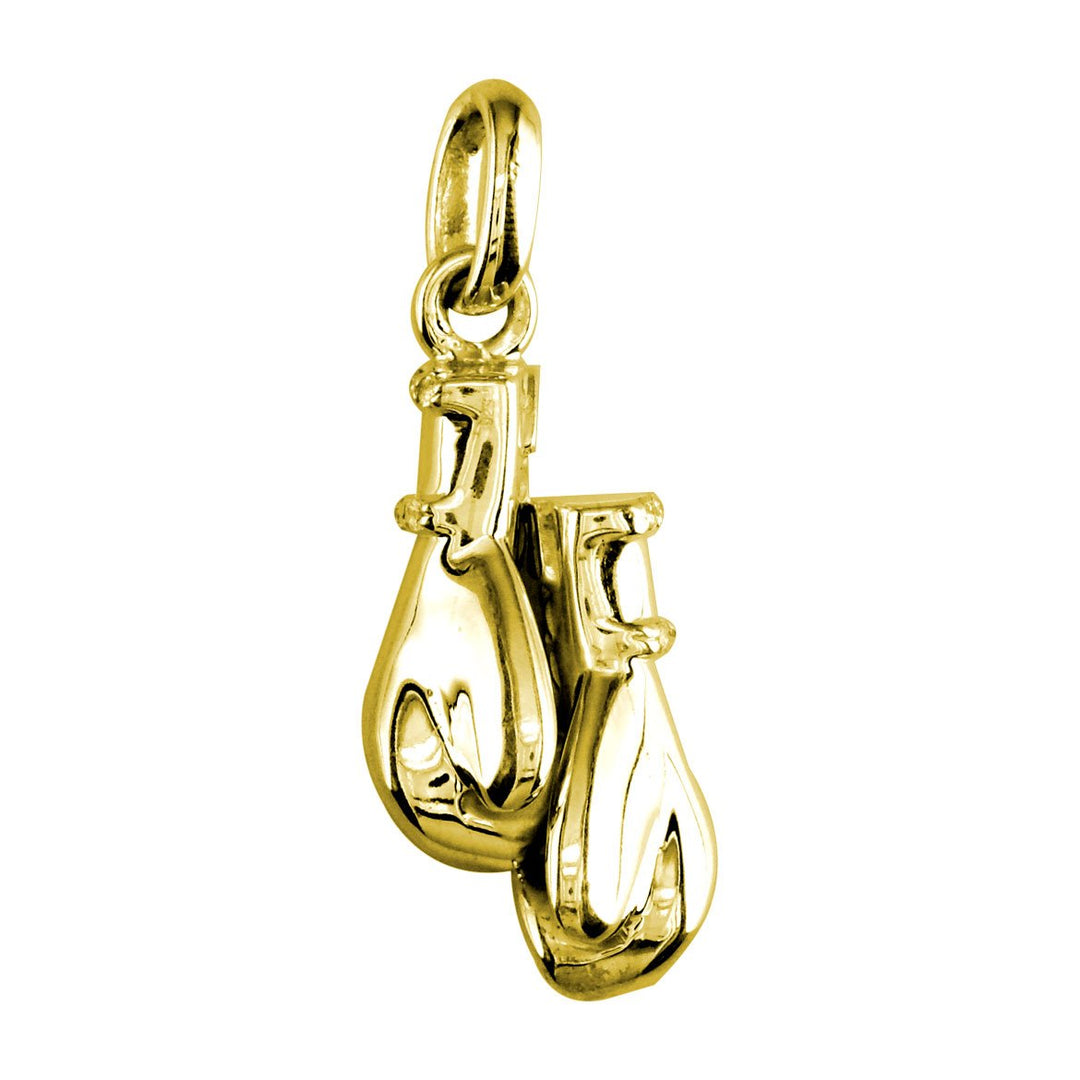 Large Boxing Gloves Charm, 1.25 Inches # 4899 in 18K yellow gold