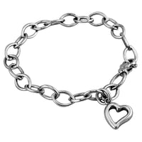 Small Open Heart Charm and Bracelet BR-Z1133
