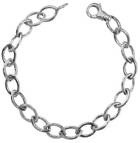 7 Inch Marquise Link Ladies Bracelet in Sterling Silver