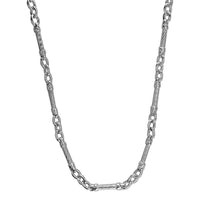Mens Or Ladies Cable Link Chain in Sterling Silver, 22 Inches