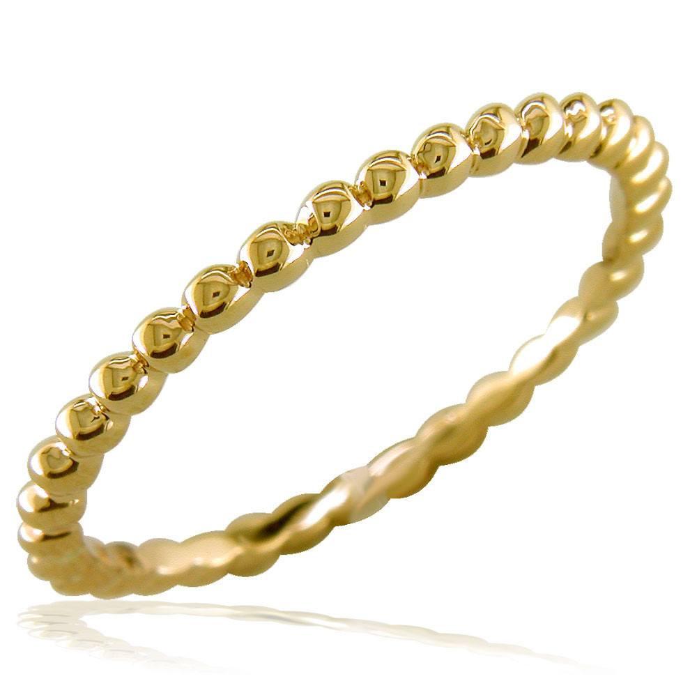 Small Size Bead Stacker Ring