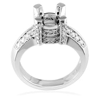 Diamond Engagement Ring Setting, 0.55CT in 18k White Gold