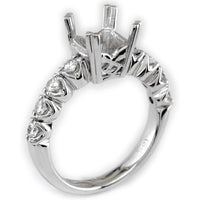 Diamond Engagement Ring Setting, 0.40CT in 18k White Gold